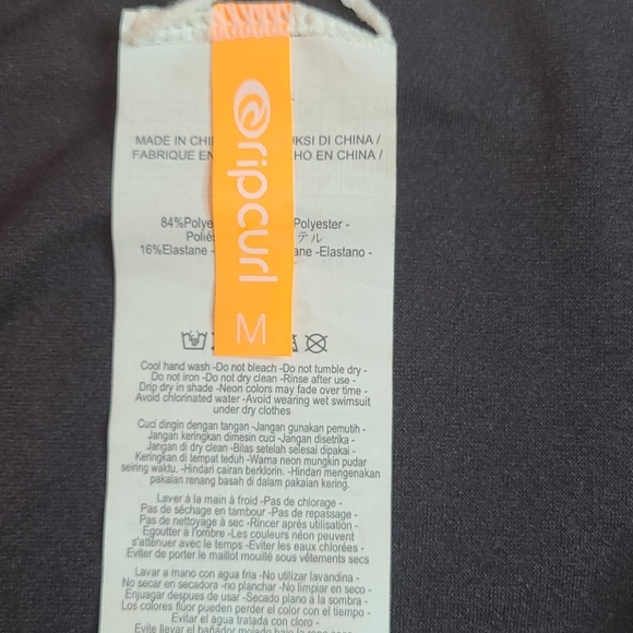 NWT Rip Curl Black Bikini Bottom Medium - Picture 3 of 5